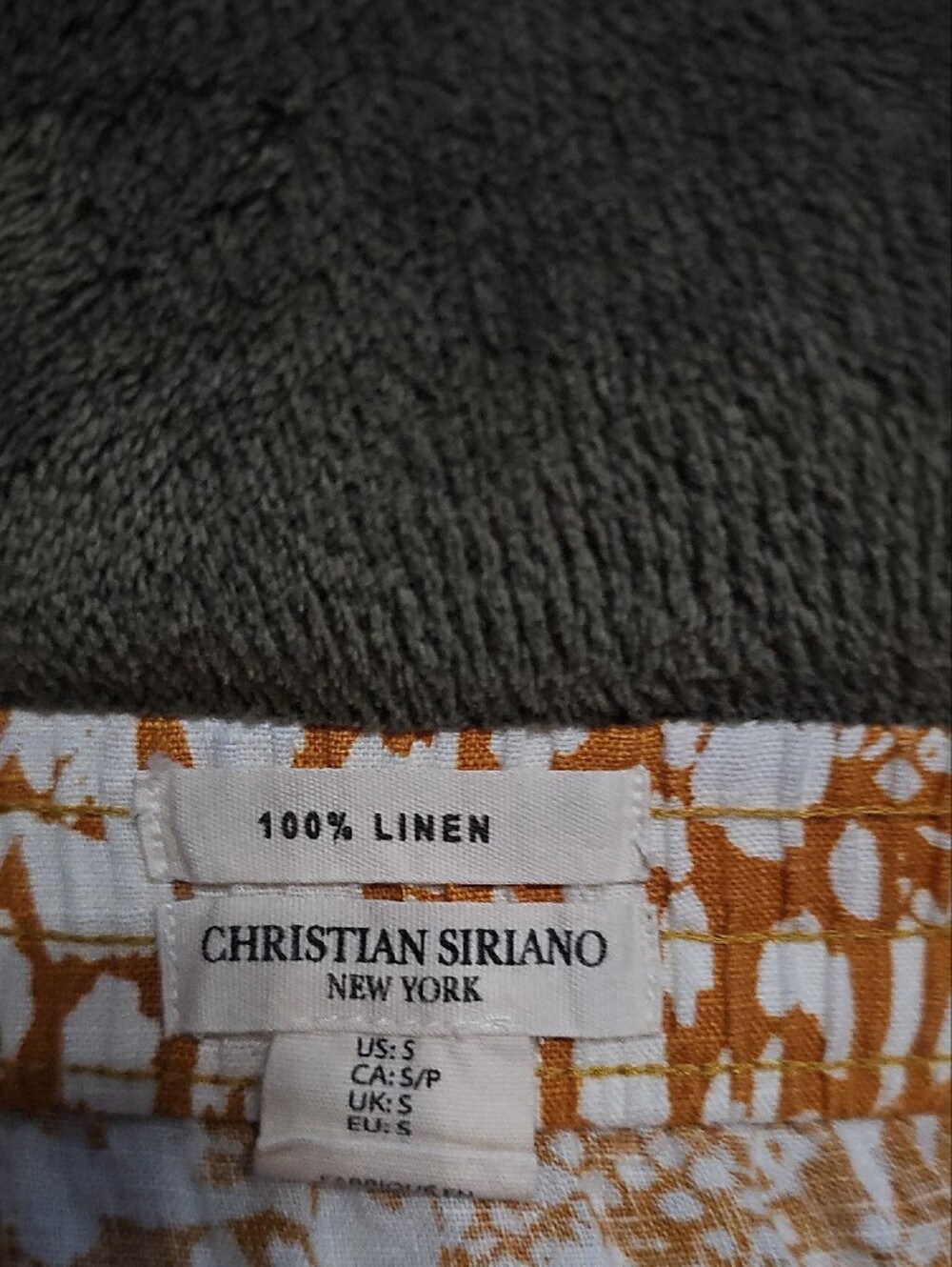 Christian Siriano Mustard and White Floral Ruffle Mini Skirt - Picture 2 of 5